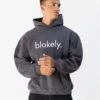Blakely Logo Relaxed Hoodie - Charcoal -Blakely Clothing Store 2693IMCHARCOALLEADD