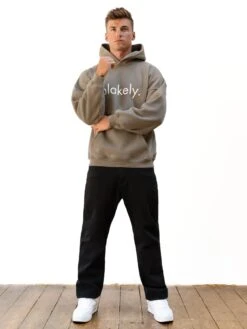 Logo Relaxed Hoodie - Washed Khaki -Blakely Clothing Store 2693IMWASHEDKHAKID 1