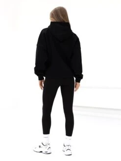 Logo Oversized Hoodie - Black -Blakely Clothing Store 2693IWBLACKD