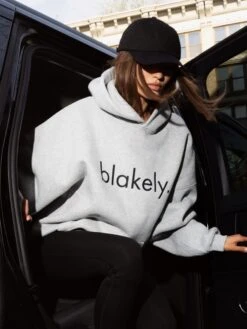 Logo Oversized Hoodie - Marl Grey -Blakely Clothing Store 2693IWMARLGREYLEADD