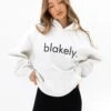 Logo Oversized Hoodie - Marl White -Blakely Clothing Store 2693IWMARLWHITELEADD f86ec53e db36 44ee 8b27 c4876a3ca7af