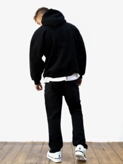 Studio Relaxed Hoodie - Black -Blakely Clothing Store 2693M BLACK05D