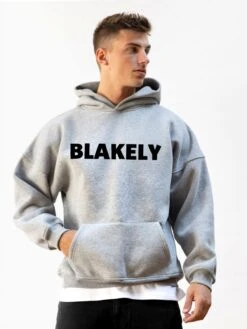 Studio Relaxed Hoodie - Marl Grey -Blakely Clothing Store 2693MGREY 02LEADD