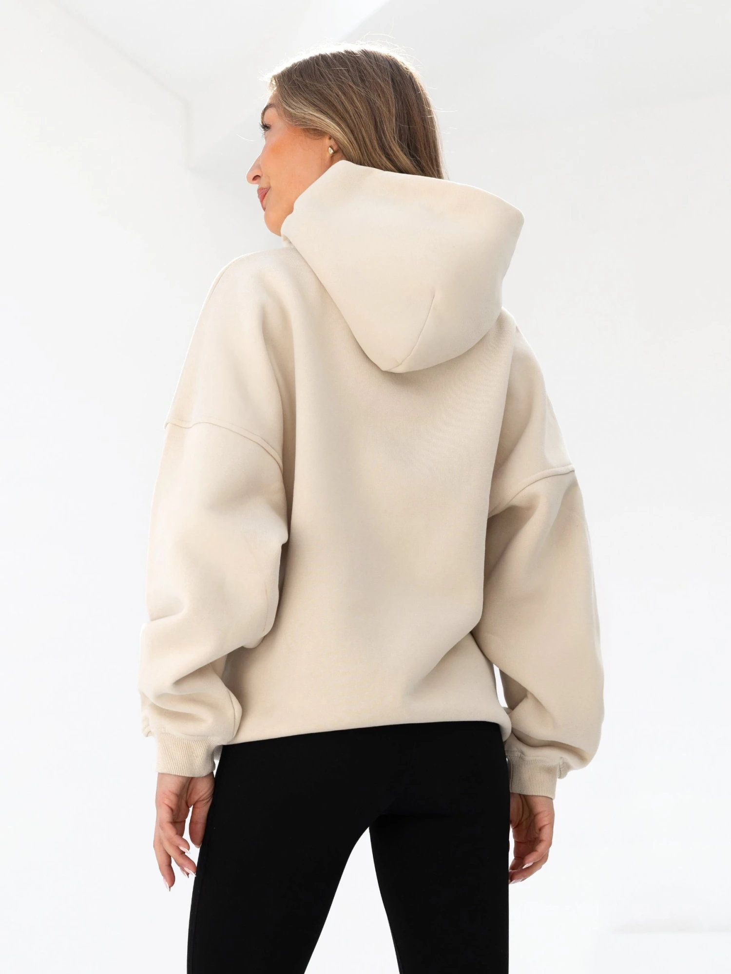 Sami Oversized Hoodie - Bone 6 Sami Oversized Hoodie - Bone - Image 6