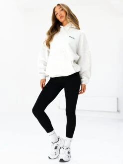 Sami Oversized Hoodie - Marl White -Blakely Clothing Store 2694IWMARLWHITED 1
