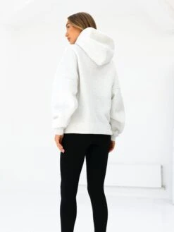 Sami Oversized Hoodie - Marl White -Blakely Clothing Store 2694IWMARLWHITED 2