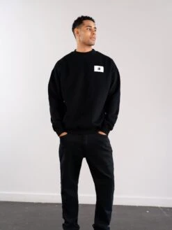 Apex Label Jumper - Black -Blakely Clothing Store 2695TBLACKD 1
