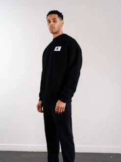 Apex Label Jumper - Black -Blakely Clothing Store 2695TBLACKD