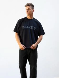 Studio Unfitted T-Shirt - Tonal Black 11 Studio Unfitted T-Shirt - Tonal Black -Blakely Clothing Store 2696MBLACK04D