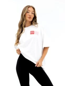 Tribeca 610 Ultra Oversized T-Shirt - Bright White 10 Tribeca 610 Ultra Oversized T-Shirt - Bright White -Blakely Clothing Store 2696WHITE04D