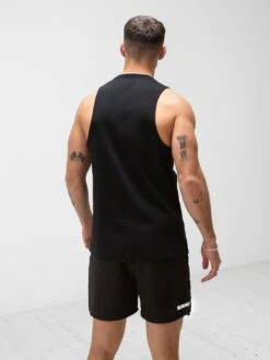 Apex Label Sleeveless Vest - Black -Blakely Clothing Store 2697TBlack 03D