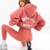 NYC Oversized Hoodie - Sunrise Coral 12 NYC Oversized Hoodie - Sunrise Coral -Blakely Clothing Store 2699TCORAL06LEADD