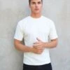 Soft Textured T-Shirt - Off White 11 Soft Textured T-Shirt - Off White -Blakely Clothing Store 2713OffWhite 03LEADD