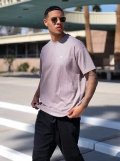 Circa Oversized T-Shirt - Light Brown -Blakely Clothing Store 2718LightBrown 03D