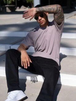 Circa Oversized T-Shirt - Light Brown -Blakely Clothing Store 2718LightBrown 07D