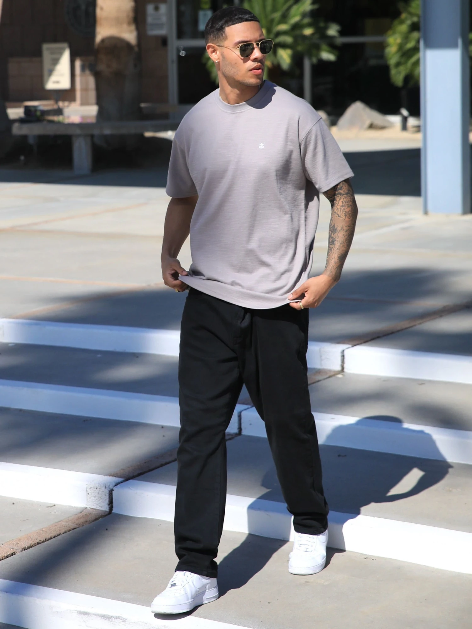 Circa Oversized T-Shirt - Light Grey 4 Circa Oversized T-Shirt - Light Grey - Image 4