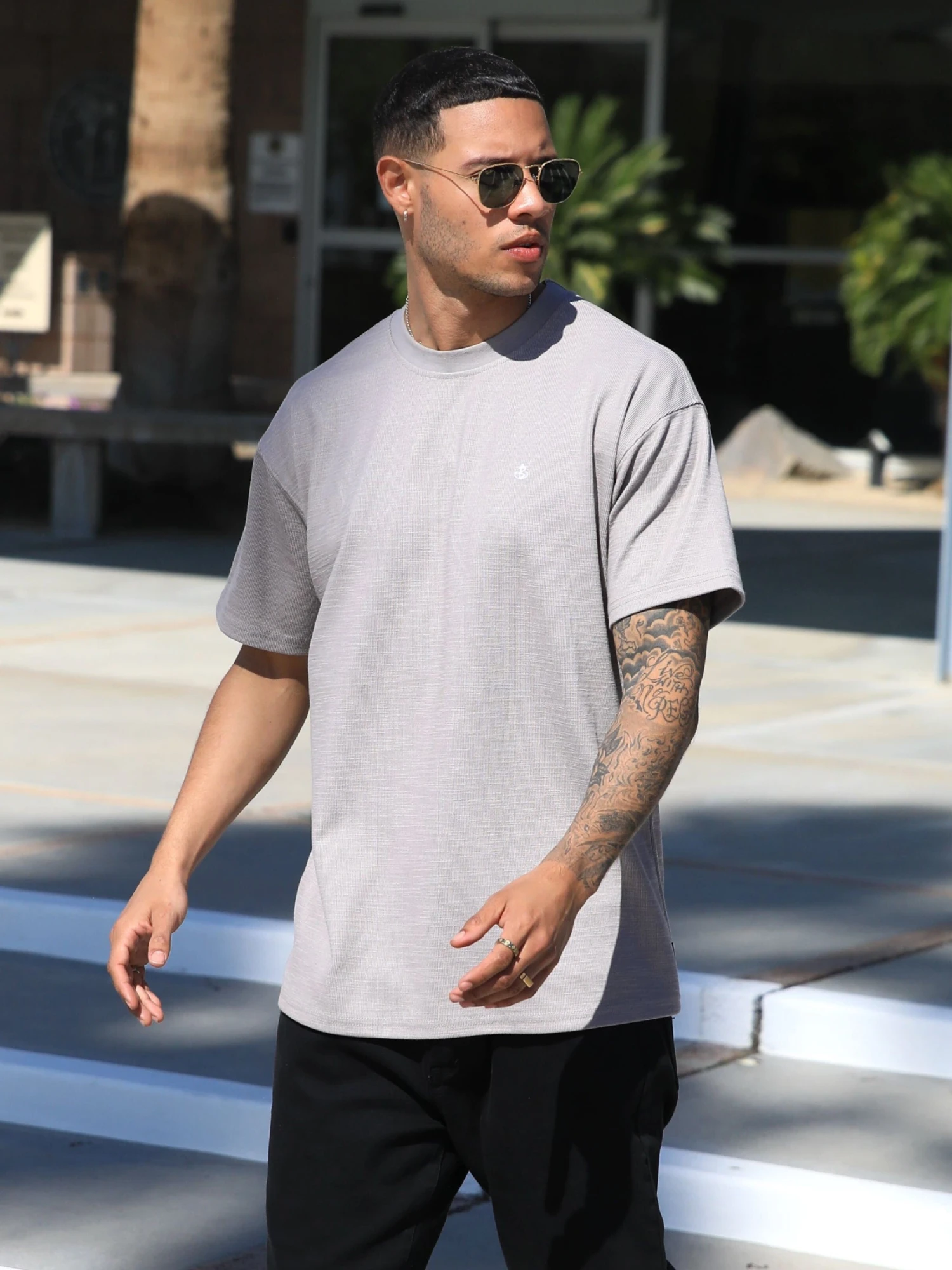 Circa Oversized T-Shirt - Light Grey 1 Circa Oversized T-Shirt - Light Grey