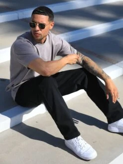 Circa Oversized T-Shirt - Light Grey 8 Circa Oversized T-Shirt - Light Grey -Blakely Clothing Store 2718LightGrey 12D