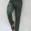 Cargo Trousers - Khaki Green -Blakely Clothing Store 2719Khaki 04LEADD