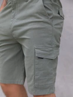 Cargo Shorts - Green -Blakely Clothing Store 2720 1Khaki 02D