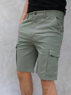 Cargo Shorts - Green -Blakely Clothing Store 2720 1Khaki 03D
