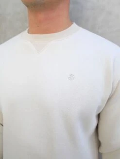 Preston Relaxed Jumper - Light Beige -Blakely Clothing Store 2721Cream 03D