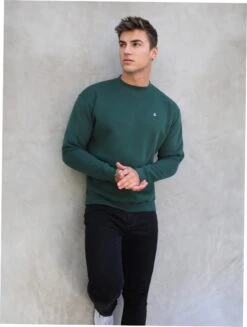 Preston Relaxed Jumper - Green 9 Preston Relaxed Jumper - Green -Blakely Clothing Store 2721Green 06D