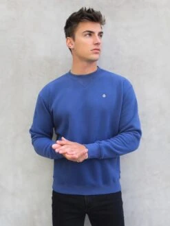 Preston Relaxed Jumper - Navy -Blakely Clothing Store 2721NAVYLEAD