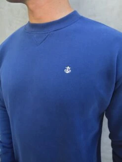 Preston Relaxed Jumper - Navy -Blakely Clothing Store 2721Navy 02D