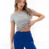 Everyday Cropped T-Shirt - Grey -Blakely Clothing Store 2725 LEAD TEE GREYD