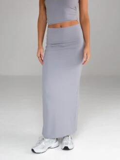 Alessia Maxi Skirt - Pale Lilac -Blakely Clothing Store 2738 2 PALELILAC 03D