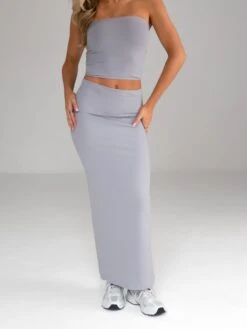 Alessia Maxi Skirt - Pale Lilac -Blakely Clothing Store 2738 2 PALELILAC 04D