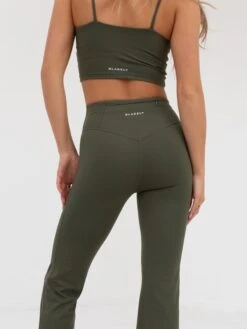 Soft Sculpt Wide Leg Leggings - Khaki Green 10 Soft Sculpt Wide Leg Leggings - Khaki Green -Blakely Clothing Store 2741Khaki 06D
