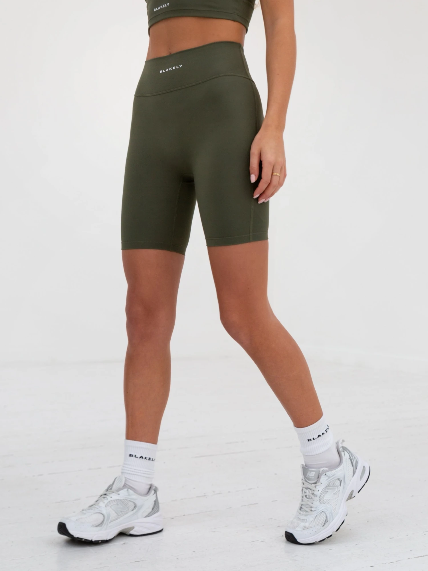 Soft Sculpt Cycling Shorts - Khaki Green 1 Soft Sculpt Cycling Shorts - Khaki Green