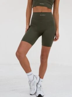 Soft Sculpt Cycling Shorts - Khaki Green 10 Soft Sculpt Cycling Shorts - Khaki Green -Blakely Clothing Store 2742YogaKhaki 08D