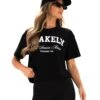 Melrose Cropped T-Shirt - Black -Blakely Clothing Store 2753ABLACK1 06LEADD