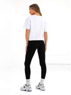 Melrose Cropped T-Shirt - White -Blakely Clothing Store 2753AWHITE1 03D