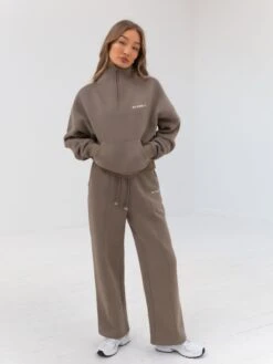 Everyday 1/4 Zip Jumper - Brown -Blakely Clothing Store 2760 ZIP BROWN 06D