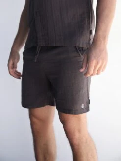 Siena Shorts - Dark Brown -Blakely Clothing Store 2782Charcoal 02D