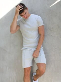 Verona Slim T-Shirt - Light Grey 7 Verona Slim T-Shirt - Light Grey -Blakely Clothing Store 2799DGREY 04D