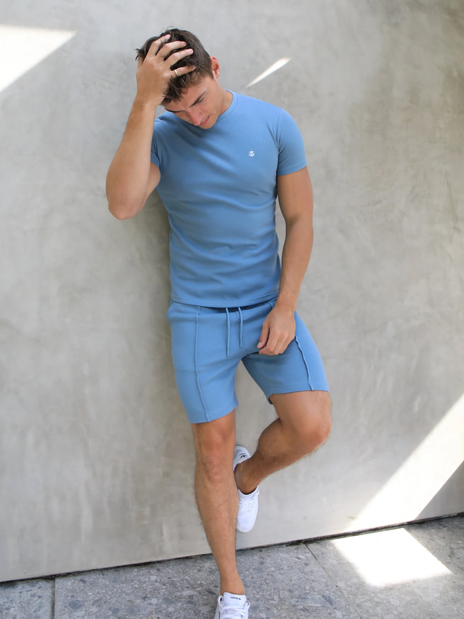 Verona Slim T-Shirt - Light Blue 3 Verona Slim T-Shirt - Light Blue - Image 3