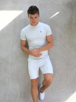 Verona Slim T-Shirt - Marl White 11 Verona Slim T-Shirt - Marl White -Blakely Clothing Store 2799DMarlWhite 01D