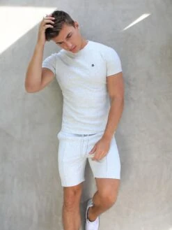 Verona Slim T-Shirt - Marl White 10 Verona Slim T-Shirt - Marl White -Blakely Clothing Store 2799DMarlWhite 02D