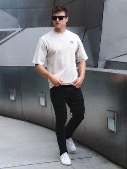 Icon Oversized T-Shirt - Light Grey 10 Icon Oversized T-Shirt - Light Grey -Blakely Clothing Store 2799LightGrey 01D