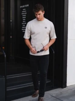 Icon Oversized T-Shirt - Light Grey 9 Icon Oversized T-Shirt - Light Grey -Blakely Clothing Store 2799LightGrey 05D