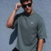 Icon Oversized T-Shirt - Khaki Green -Blakely Clothing Store 2799Sage 09LEADD