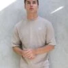 Icon Oversized T-Shirt - Tan -Blakely Clothing Store 2799TANLEADD