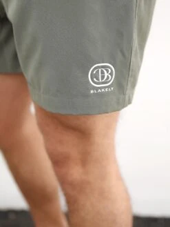 Initial Swim Shorts - Olive -Blakely Clothing Store 2805COlive 03D