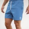 Initial Swim Shorts - Light Blue -Blakely Clothing Store 2805CSlateBlueLEADD