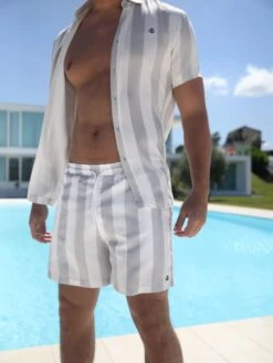 Riccardo Swim Shorts - Stone -Blakely Clothing Store 2807Stone 05D